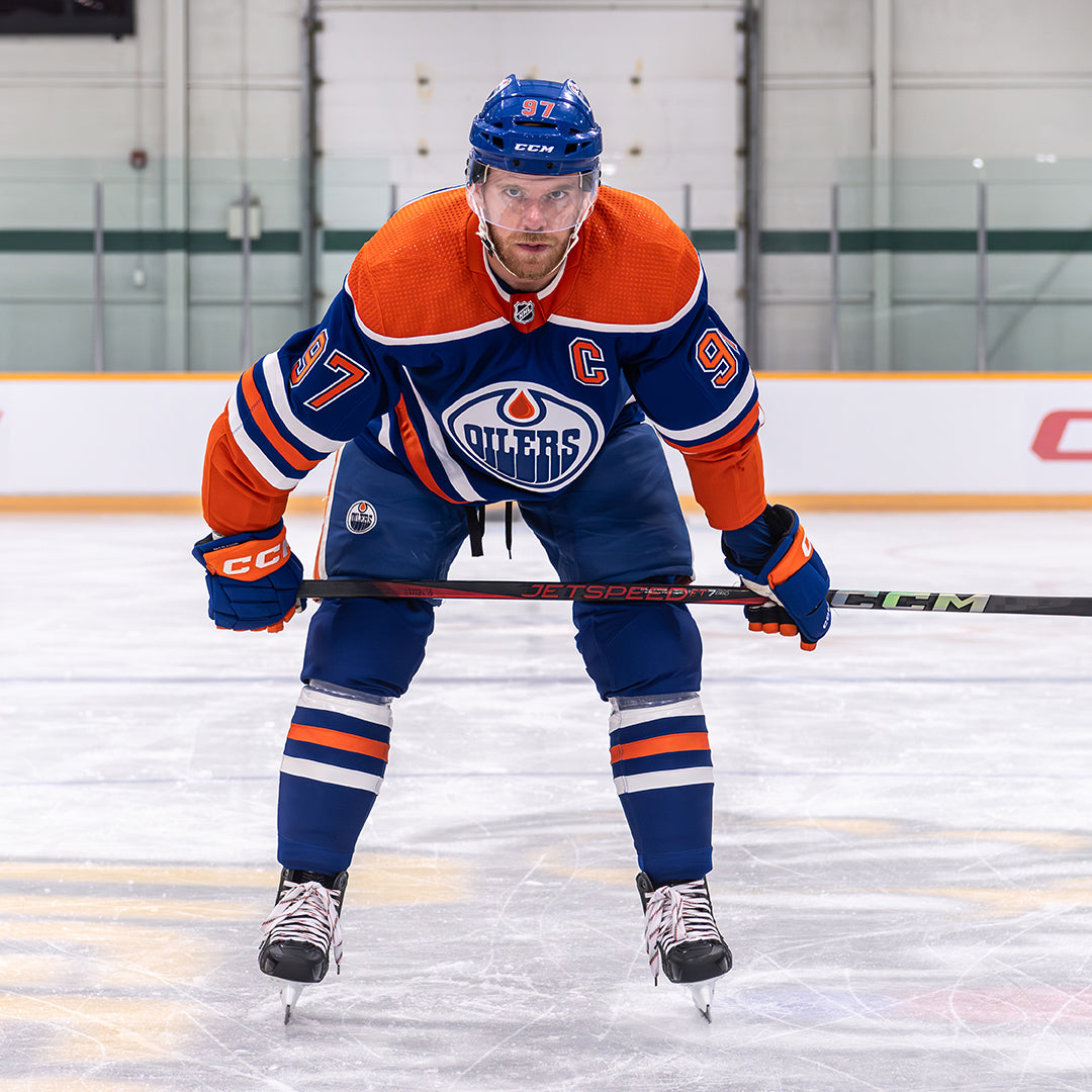 Connor McDavid with CCM Jetspeed FT7 Pro Stick