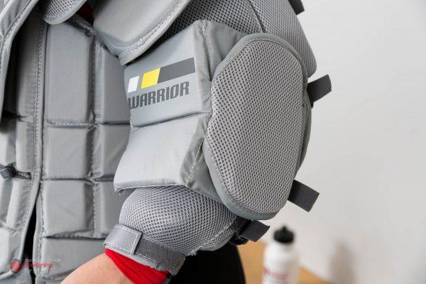 Warrior Ritual G2 Classic goalie chest protector arm detail from The Hockey Shop