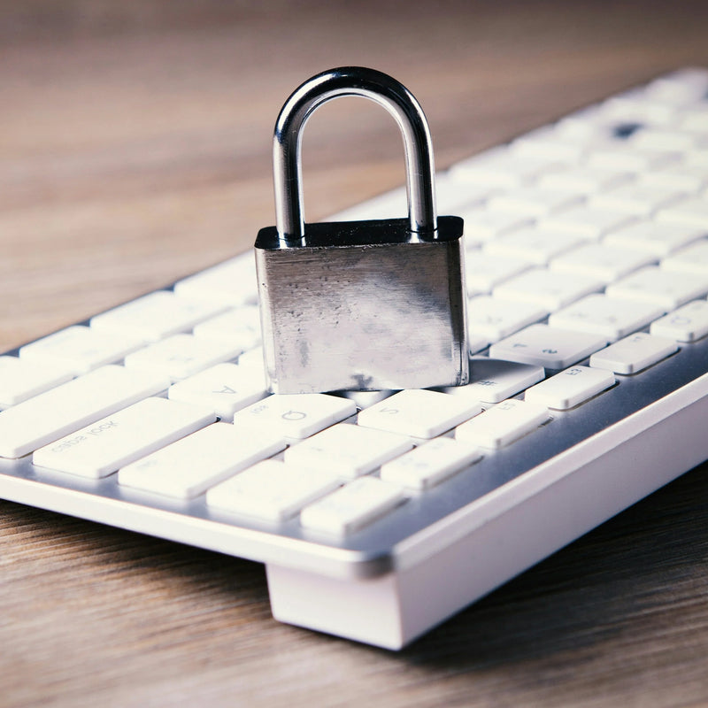 a lock on a keyboard