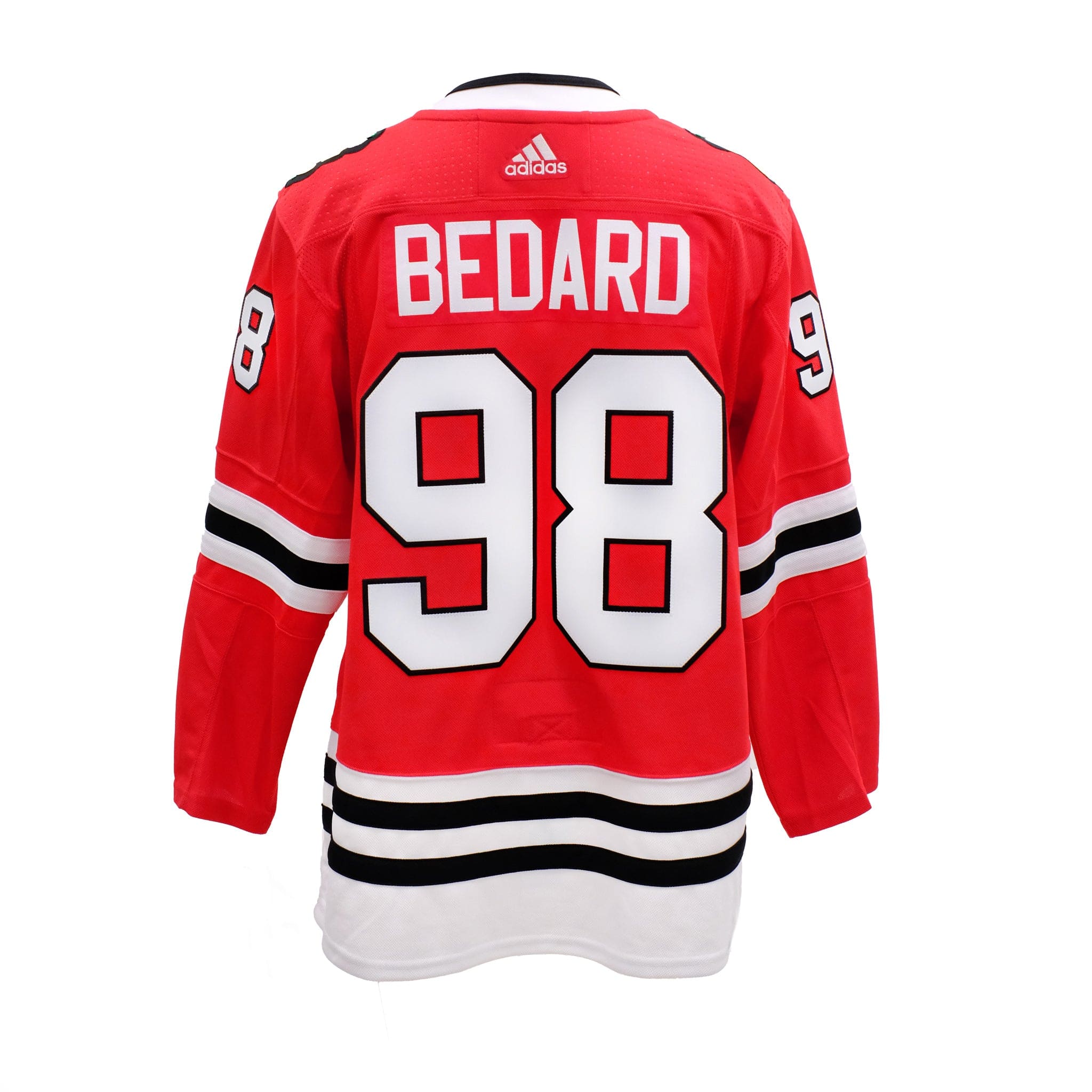 Fan sports custom Connor Bedard Blackhawks jersey at Canucks game – NBC  Sports Chicago