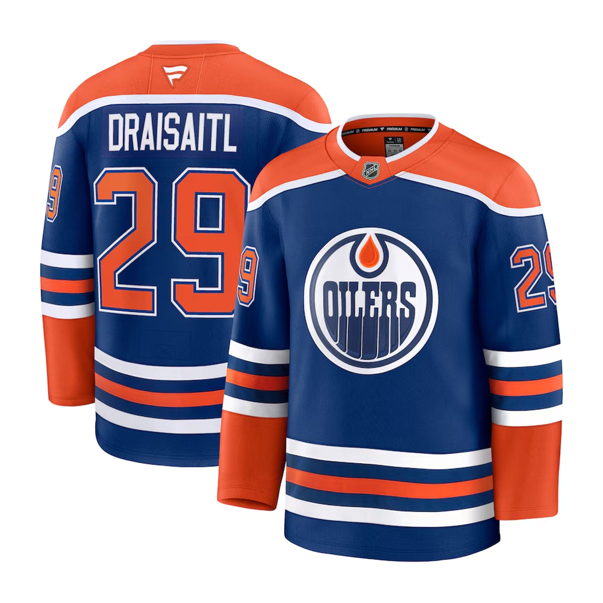 Fanatics Premium Senior Home Jersey Edmonton Oilers Leon Draisaitl
