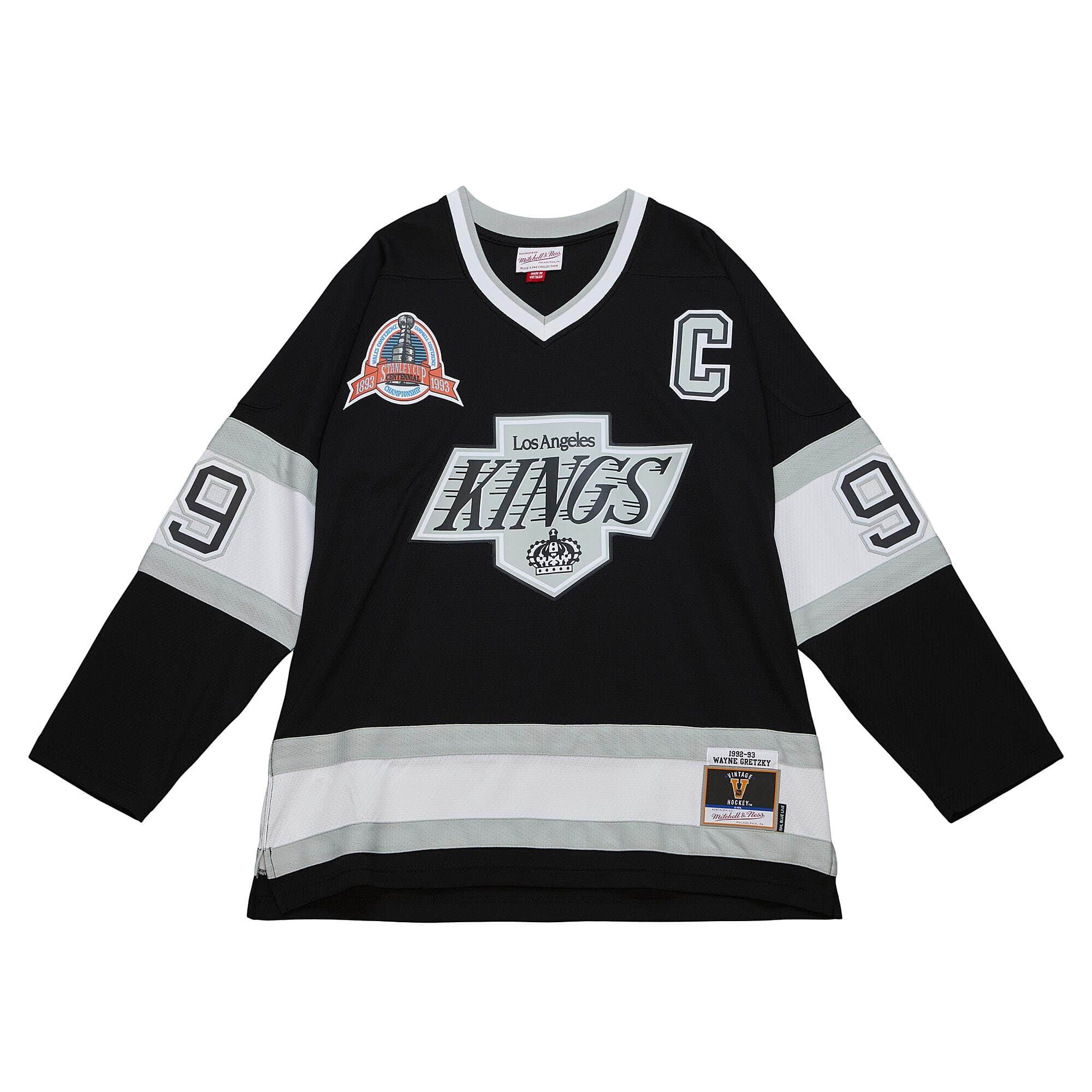 WAYNE GRETZKY  Los Angeles Kings 1993 Away CCM Throwback Hockey