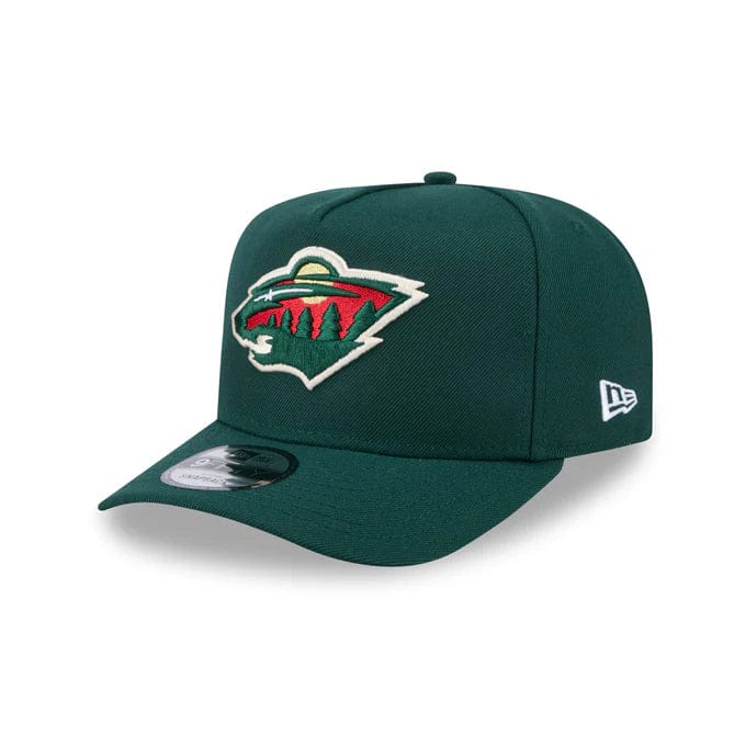 NewEra NHL 9Fifty Team A Frame Snapback Hat Minnesota Wild