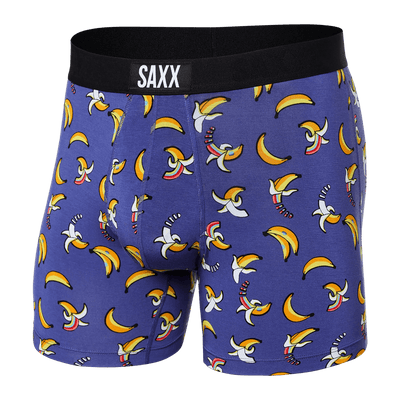 Saxx Vibe Boxers - Rainbow Bananas-Navy - The Hockey Shop Source For Sports