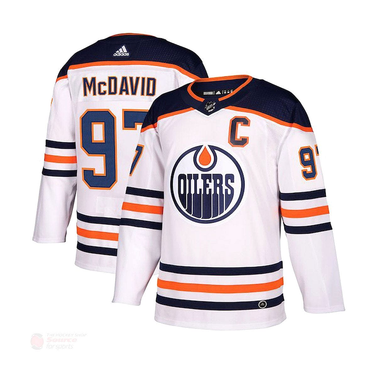 Edmonton Oilers Adidas Authentic Away NHL Hockey Jersey