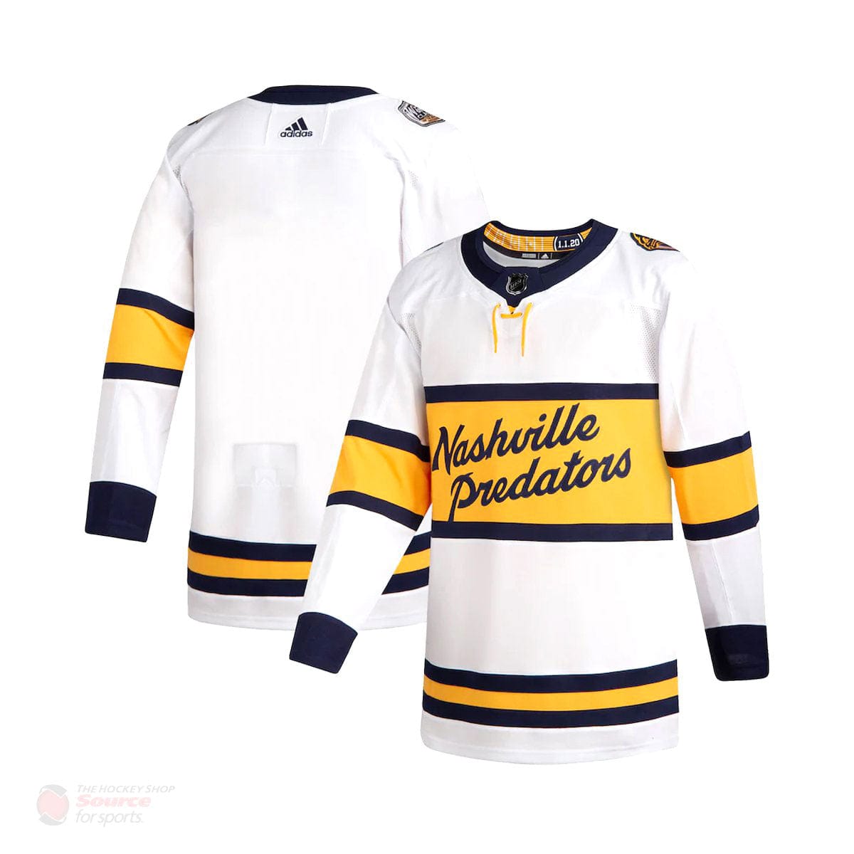 ADIDAS NHL Authentic Pro Nashville Practice Jersey- Sr