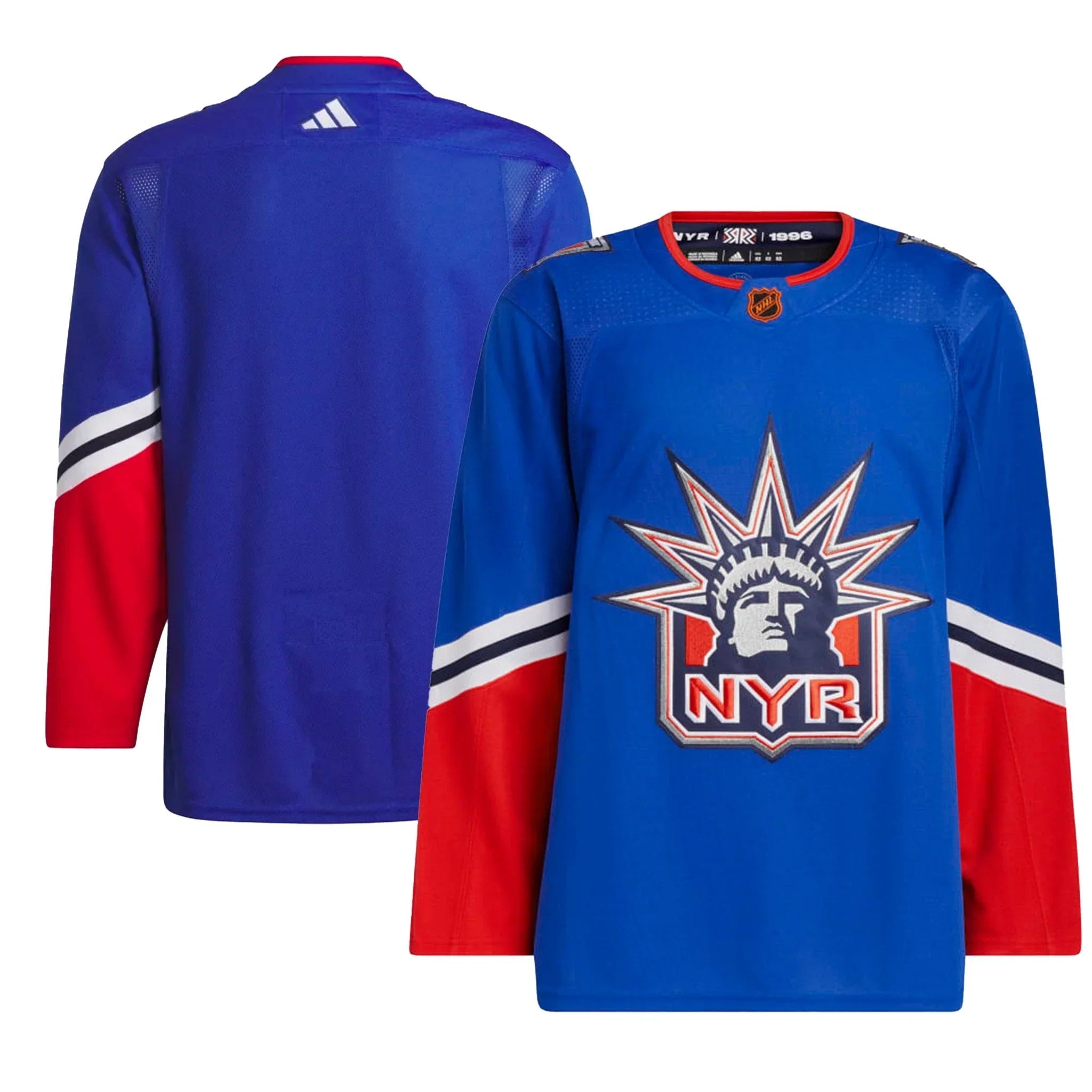 New York Rangers Adidas PrimeGreen Reverse Retro Senior Jersey
