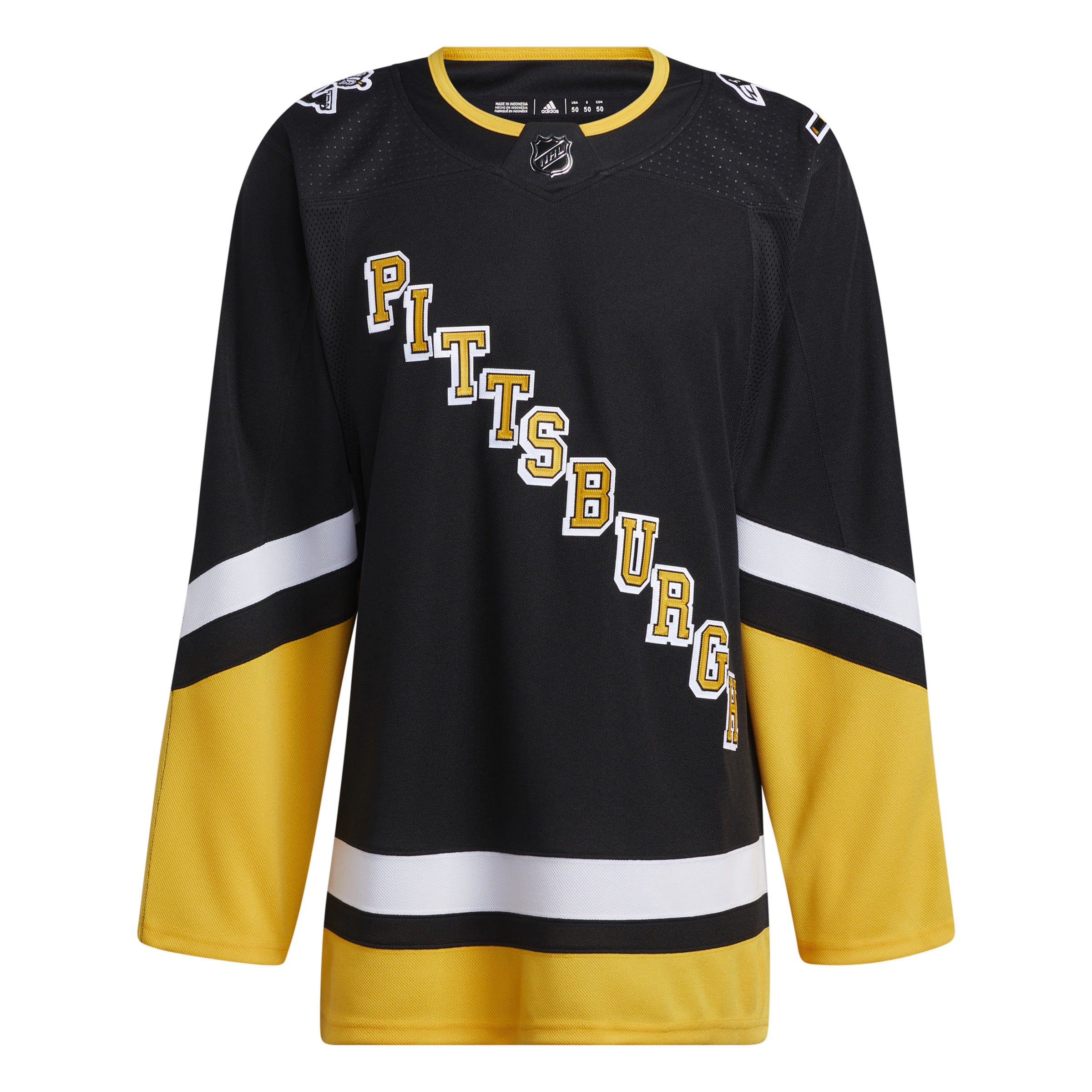 Reebok Pittsburgh Penguins Retro Logo Tee Shirt - Senior
