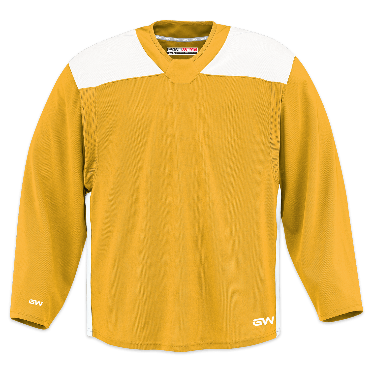 Orange hockey online practice jersey