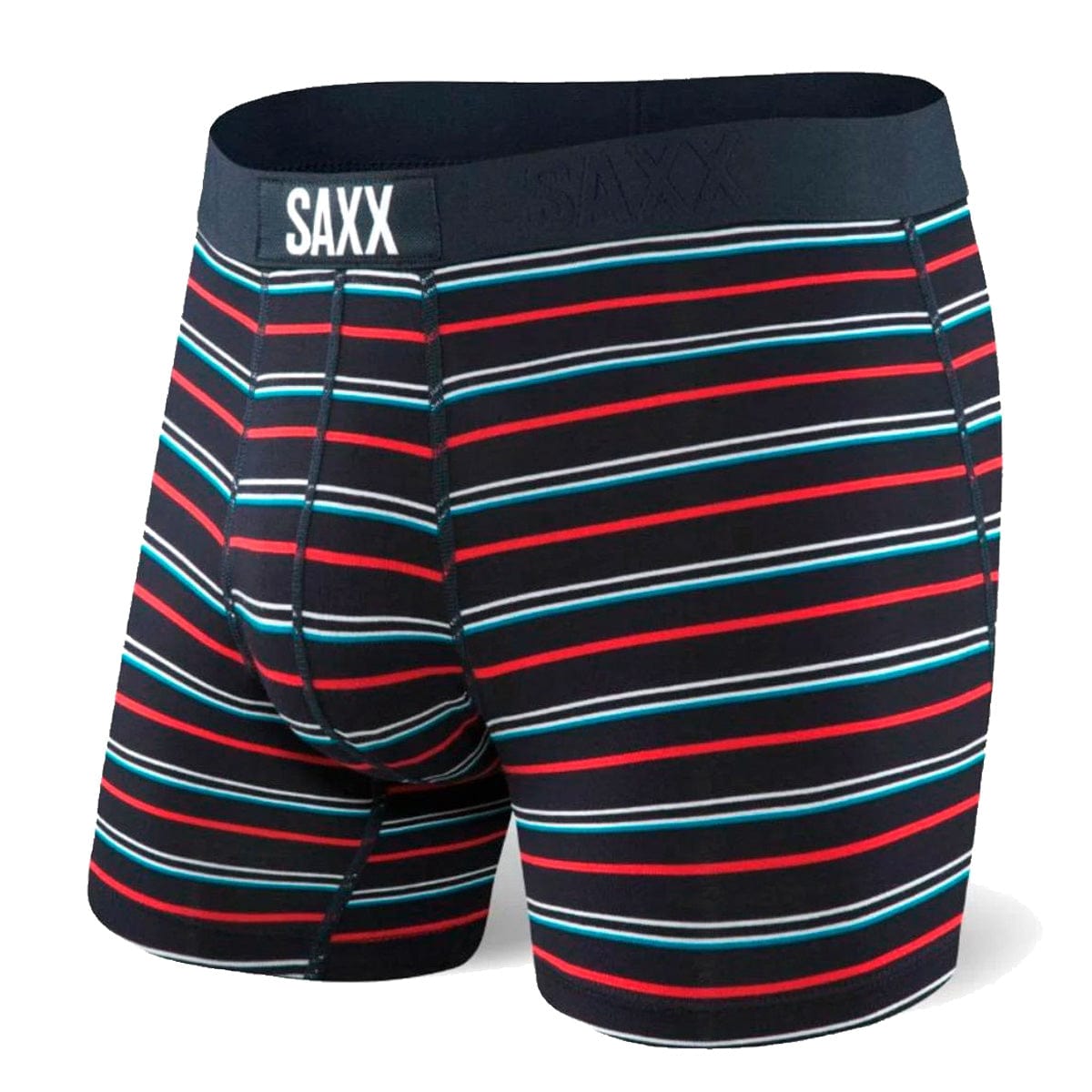 Saxx Vibe Boxers - Dark Ink Coast Stripe
