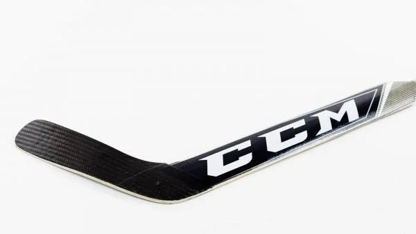 CCM goalie hockey stick blade close-up on white background, The Hockey Shop gear