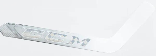 CCM Premier 2 goalie stick with white and silver design, available at TheHockeyShop.com