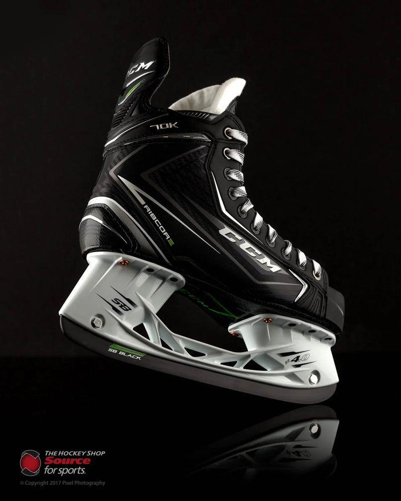 CCM Ribcor 70K black hockey skate product photo, sold at The Hockey Shop