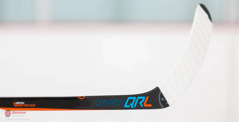 Warrior Covert QRL hockey stick blade with white tape, TheHockeyShop.com equipment