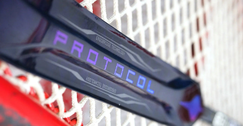 Bauer Protocol Goal Stick on top of net