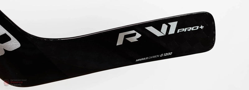 Warrior Ritual V1 Pro+ SR goalie stick blade with Minimus Carbon G1200, TheHockeyShop.com