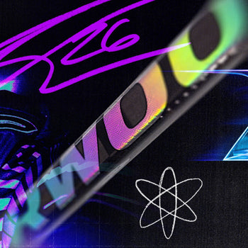 creative graphic of the CODE Photon hockey stick