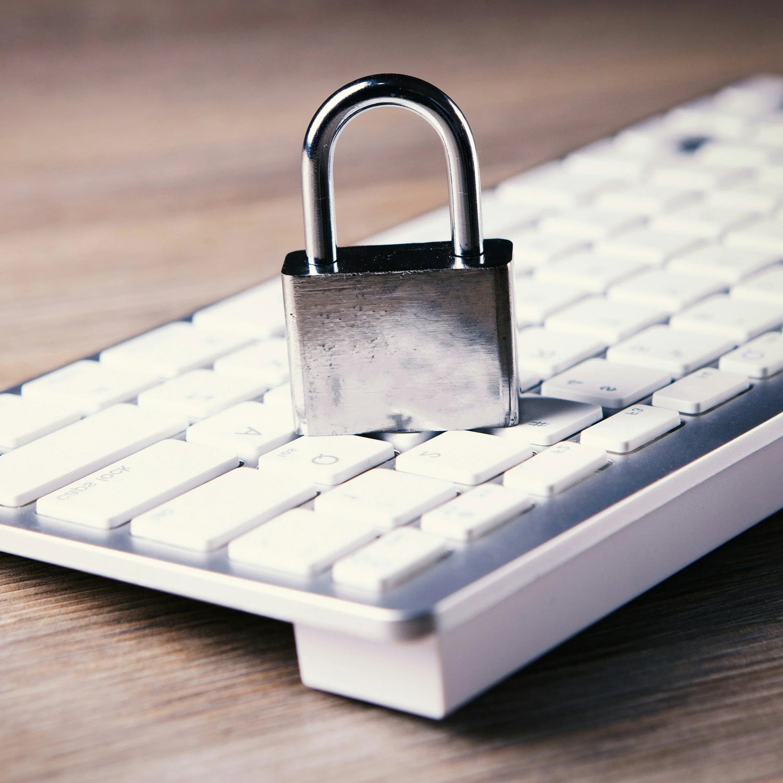 a lock on a keyboard