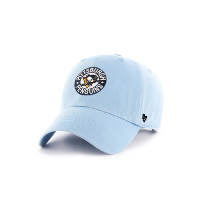 47 Brand NHL Clean Up Vintage Adjustable Hat - Pittsburgh Penguins - TheHockeyShop.com