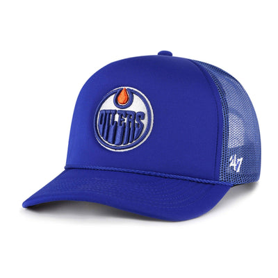 47 Brand NHL Foam Front Mesh Trucker Hat - Edmonton Oilers - TheHockeyShop.com