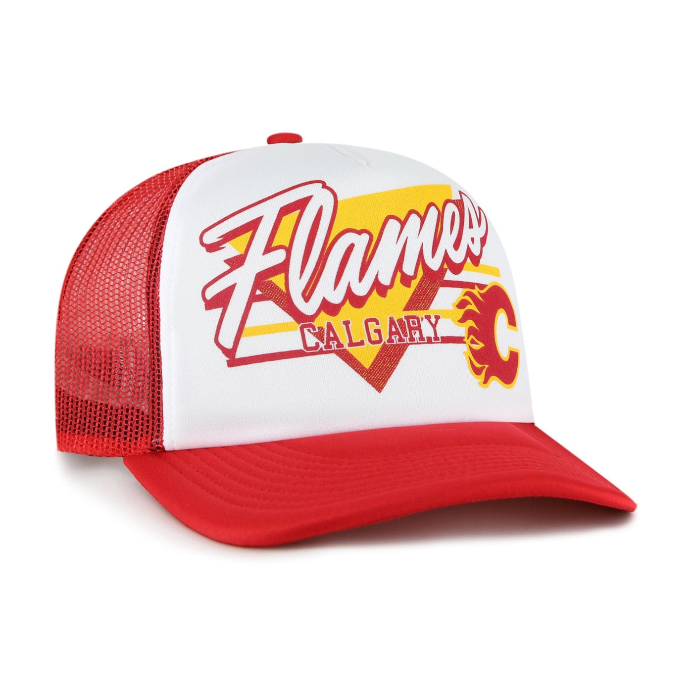 47 Brand NHL Hang Out Trucker Hat - Calgary Flames - TheHockeyShop.com