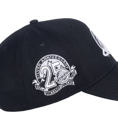 47 Brand NHL MVP Sure Shot Black / White Adjustable Hat - Vancouver Canucks Third - TheHockeyShop.com