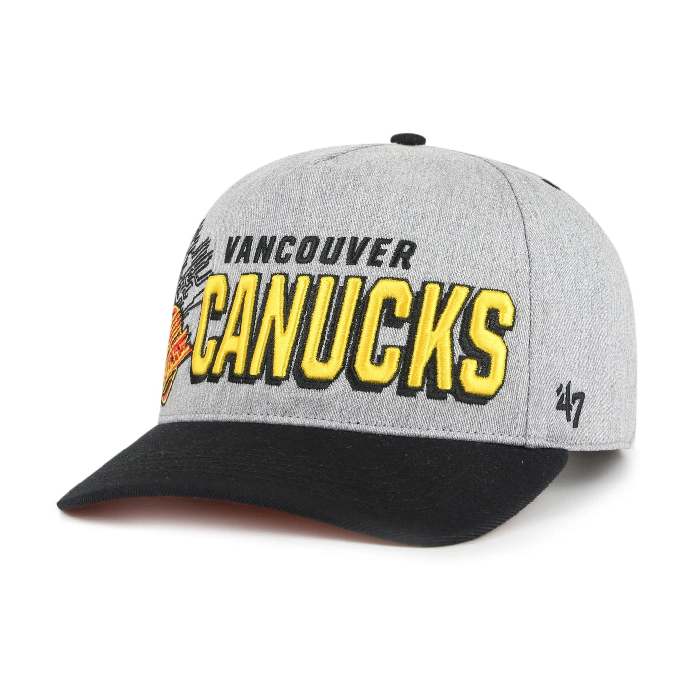 47 Brand NHL Overshadow Hitch Adjustable Hat - Vancouver Canucks Skate - TheHockeyShop.com
