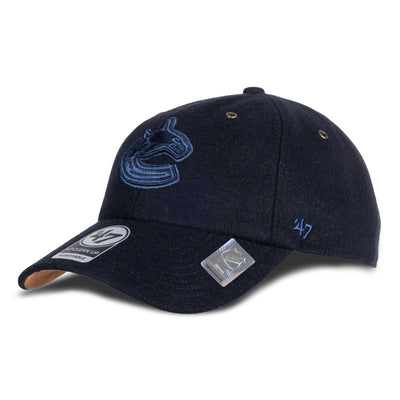 47 Brand NHL Peacoat Clean Up Hat - Vancouver Canucks Orca - TheHockeyShop.com