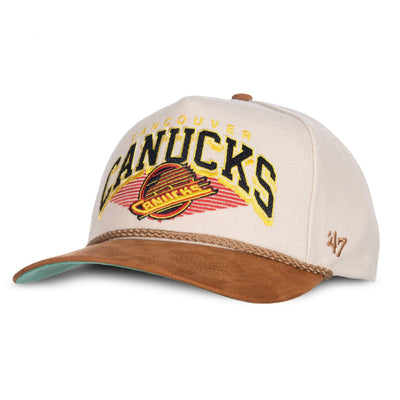 47 Brand NHL Pomona Wool Rope Hitch Adjustable Hat - Vancouver Canucks Third Skate - TheHockeyShop.com