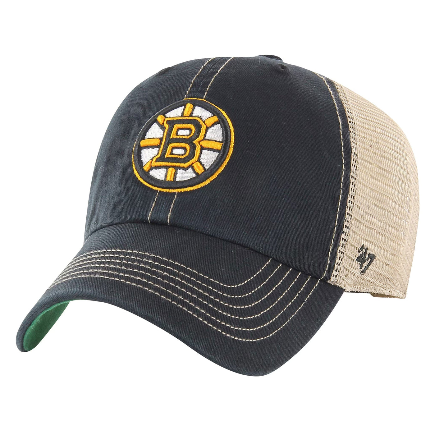 47 Brand NHL Trawler Clean Up Adjustable Hat - Boston Bruins - TheHockeyShop.com