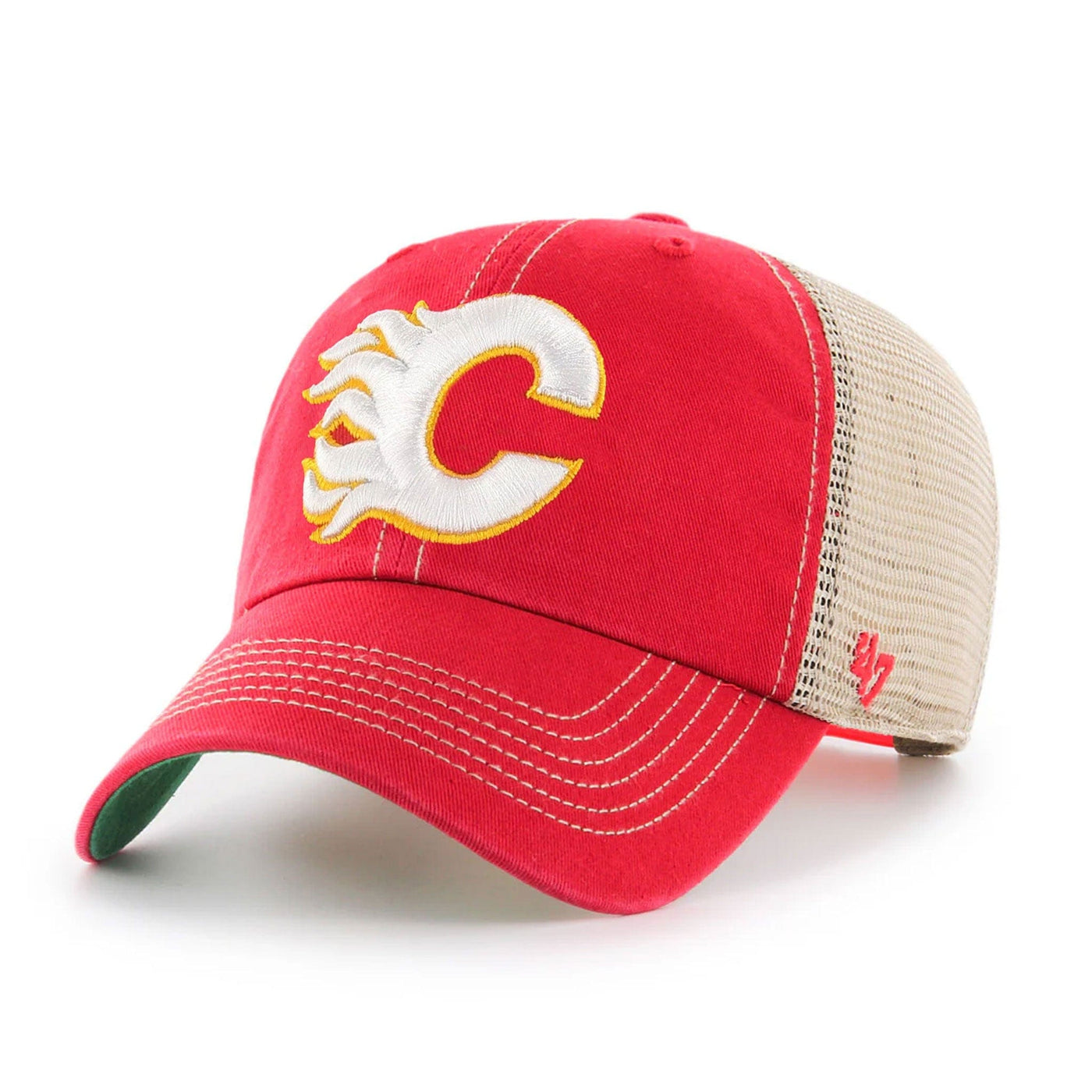 47 Brand NHL Trawler Clean Up Adjustable Hat - Calgary Flames - TheHockeyShop.com