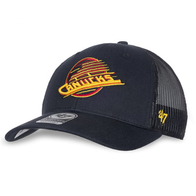 47 Brand NHL Trucker Hat - Vancouver Canucks Skate Third - TheHockeyShop.com