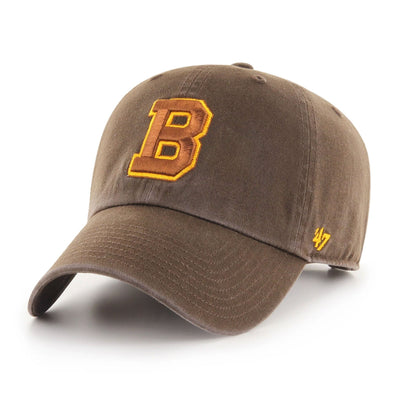 Boston Bruins - 47 Brand NHL Retro Bear Clean Up Adjustable Hat - TheHockeyShop.com