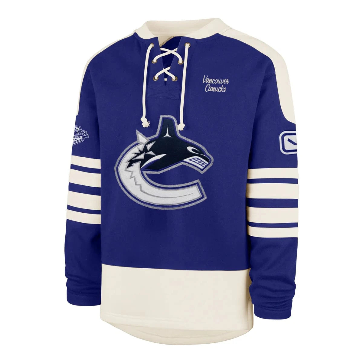 47 Brand Hoodies 47 Brand Golden Age Sweep Check Eternal Lacer Mens Hoody - Vancouver Canucks Third Skate L - TheHockeyShop