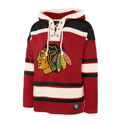 47 Brand NHLPA Lacer Fleece Mens Hoody - Chicago Blackhawks Connor Bedard - TheHockeyShop.com