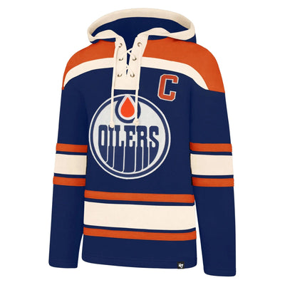 47 Brand NHLPA Lacer Fleece Mens Hoody -  Edmonton Oilers Connor McDavid - TheHockeyShop.com