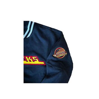 47 Brand Wax Pack Pro Camden Track Jacket Mens - Vancouver Canucks Retro Skate - TheHockeyShop.com