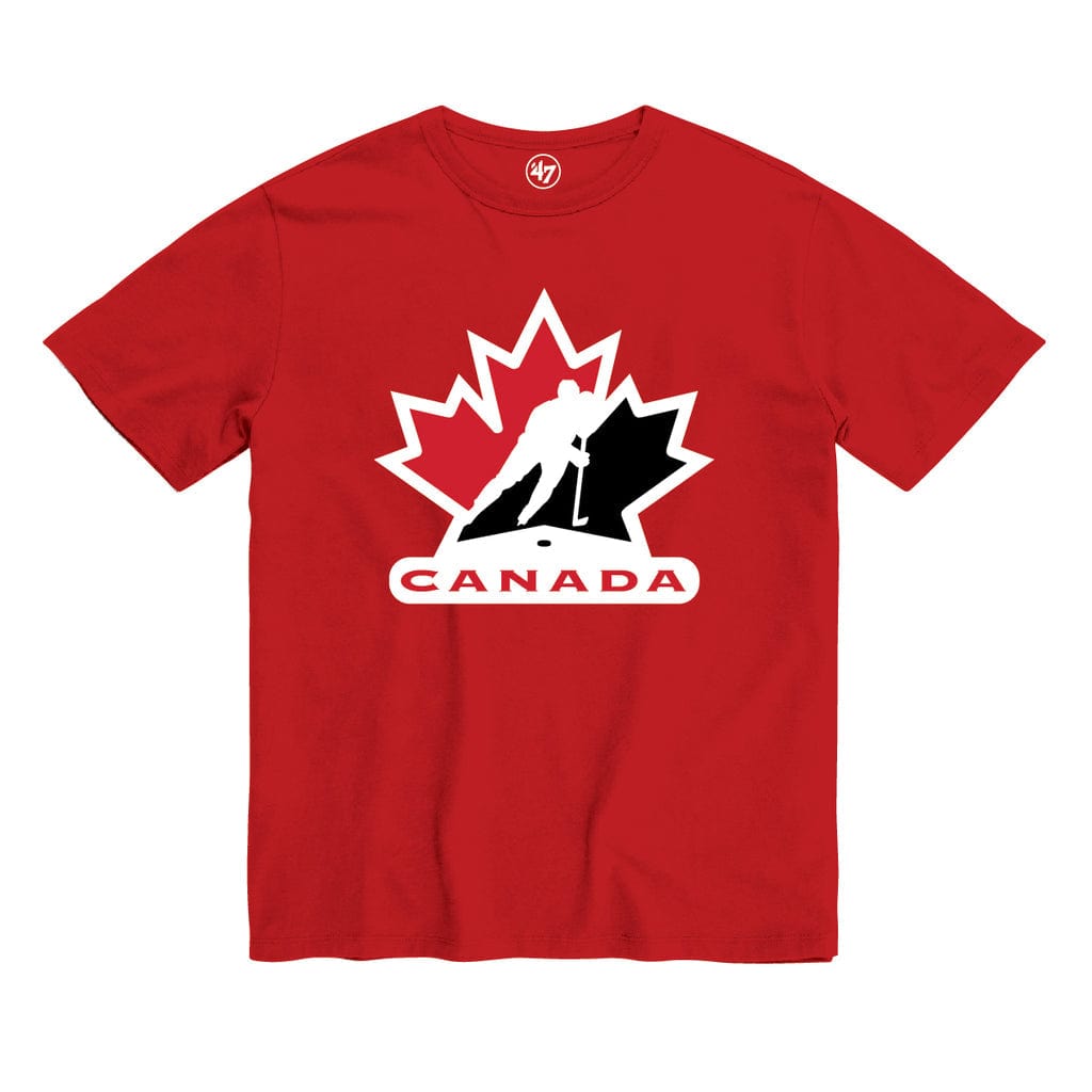 47 Brand Fan Tee Shirt - Hockey Canada Red - TheHockeyShop.com