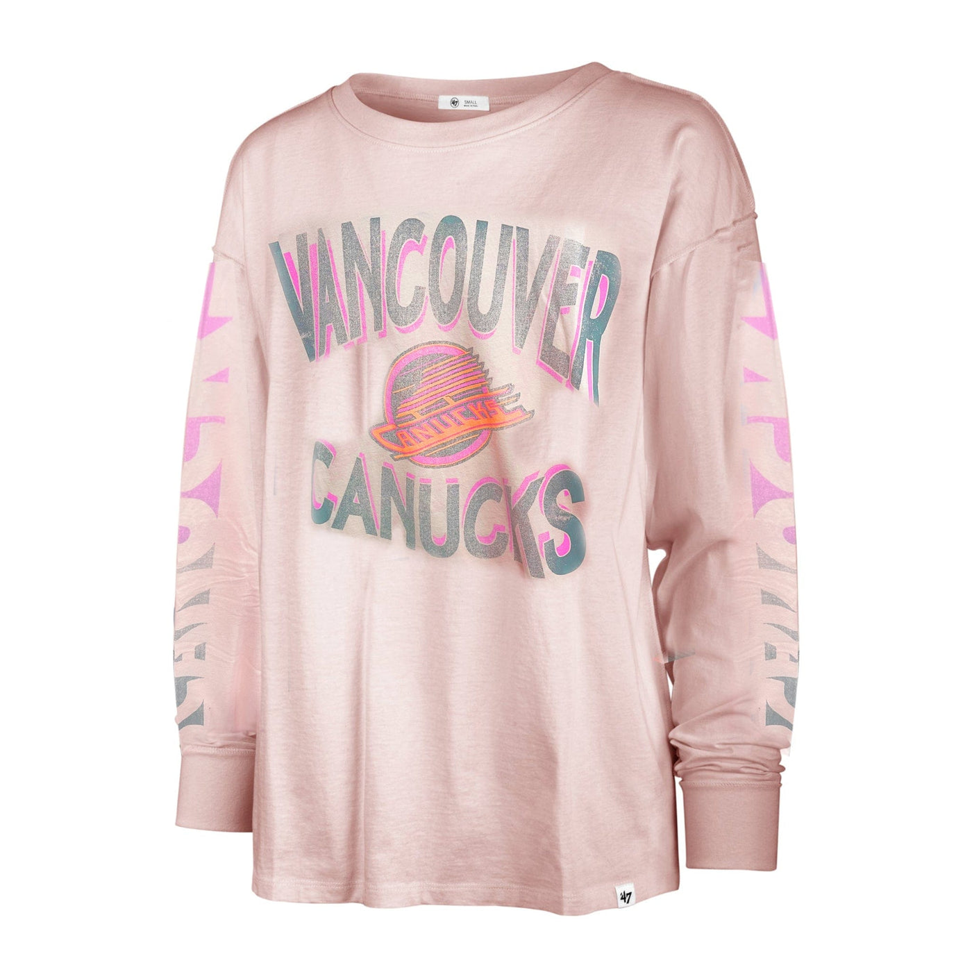 47 Brand NHL Cloud Nine SOA Long Sleeve Womens Shirt - Vancouver Canucks Third Skate - TheHockeyShop.com