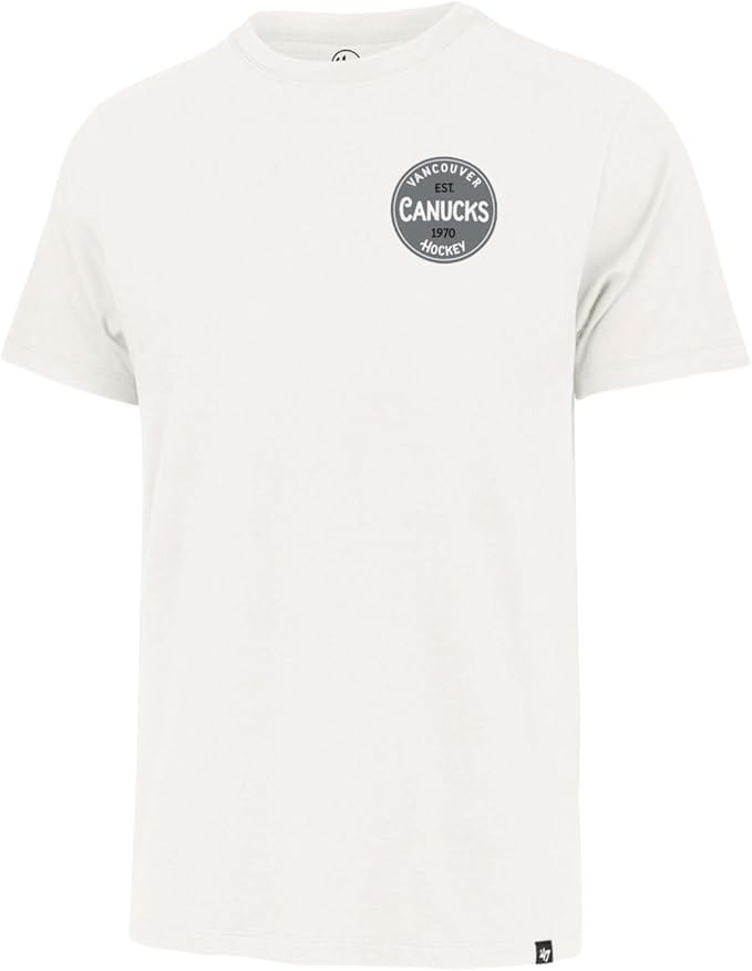 47 Brand NHL Fiji Backer Franklin Tee Shirt - Vancouver Canucks Skate Third - TheHockeyShop.com