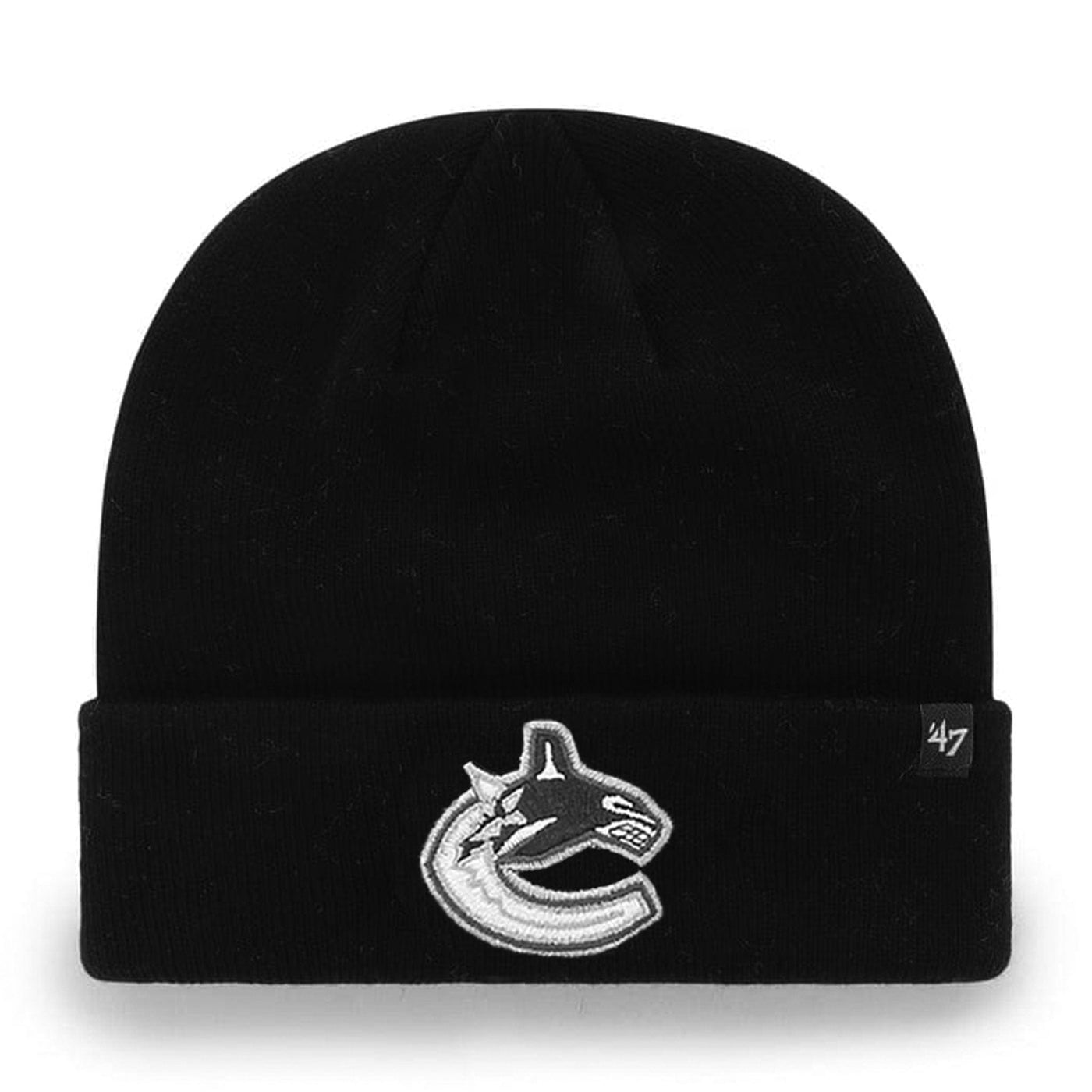 47 Brand NHL Attitude Raised Cuff Knit Toque - Vancouver Canucks Orca - TheHockeyShop.com