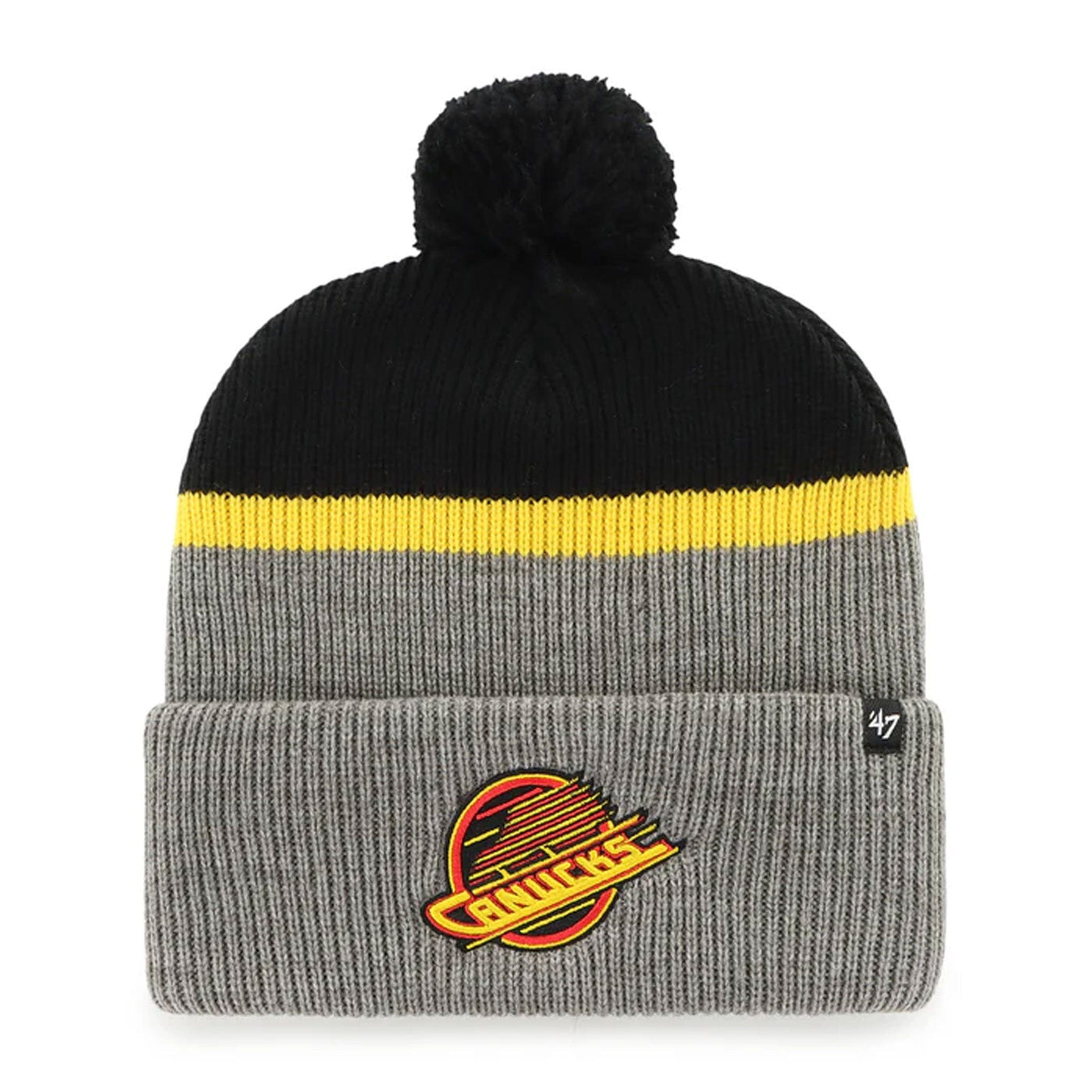 47 Brand NHL Split Shadow Cuff Knit Toque - Vancouver Canucks Skate - TheHockeyShop.com