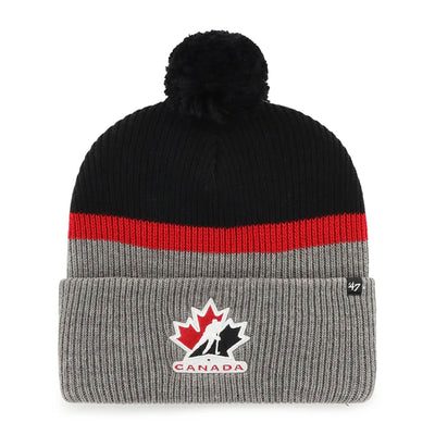 47 Brand Split Shadow Cuff Knit Toque - Hockey Canada - TheHockeyShop.com