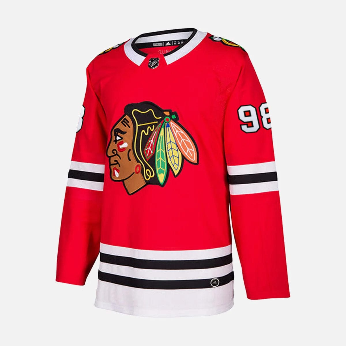 Connor Bedard Chicago Blackhawks Adidas Primegreen Authentic NHL Hockey Jersey, Away / L/52