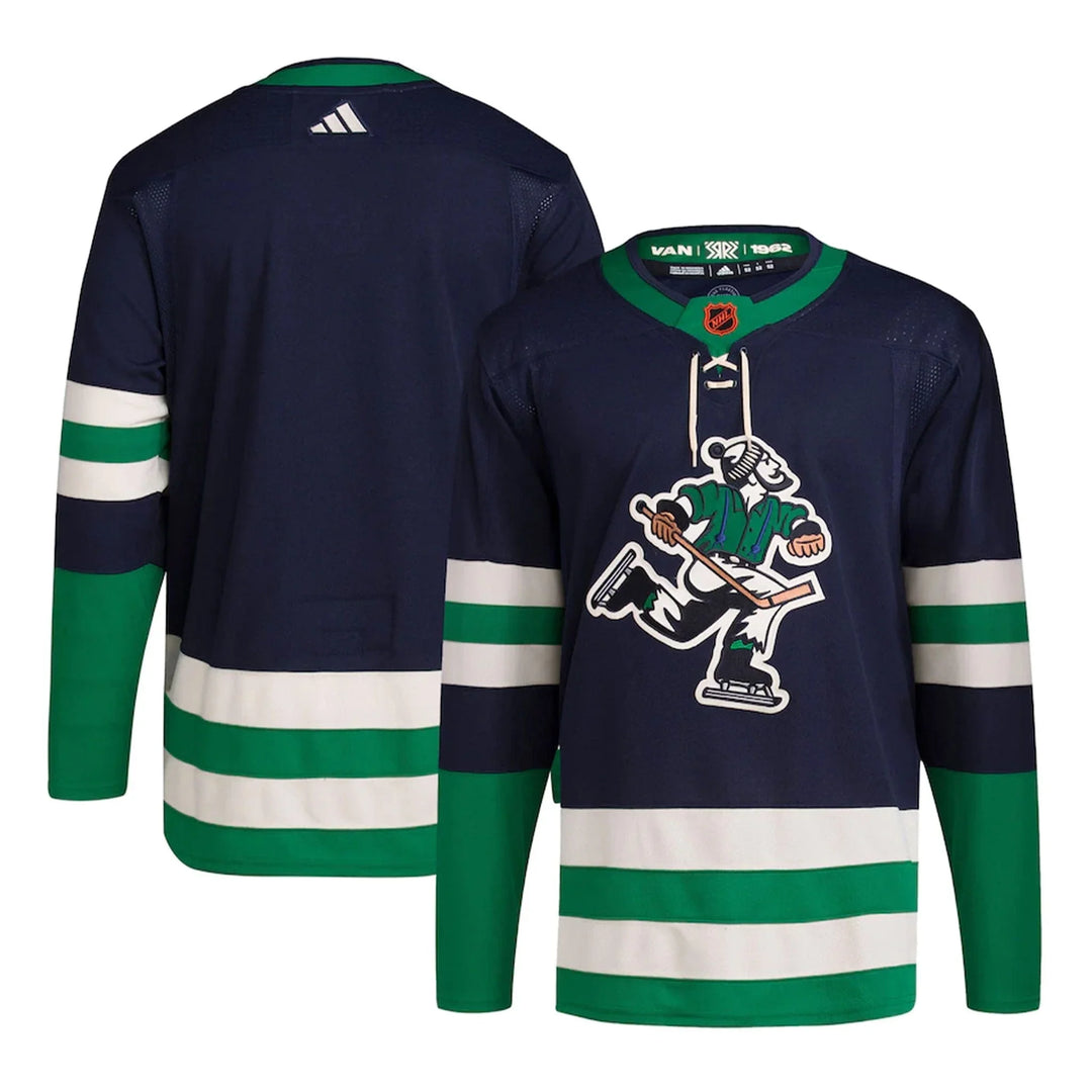 Vancouver Canucks Adidas PrimeGreen Reverse Retro Senior Jersey