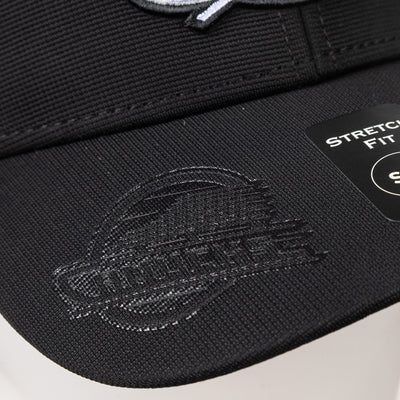 American Needle NHL E-Boss Platinum Stretch Hat -  Vancouver Canucks Skate - TheHockeyShop.com