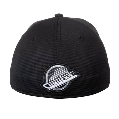 American Needle NHL E-Boss Platinum Stretch Hat -  Vancouver Canucks Skate - TheHockeyShop.com