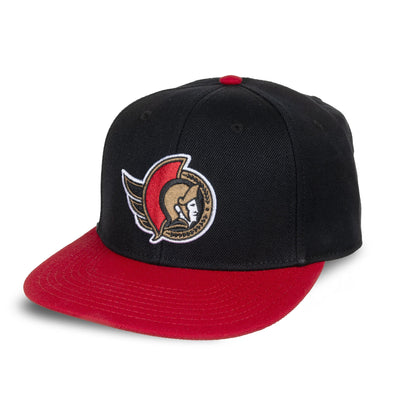 American Needle NHL Vintage Wool Replica Two Tone Snapback Hat - Ottawa Senators - TheHockeyShop.com