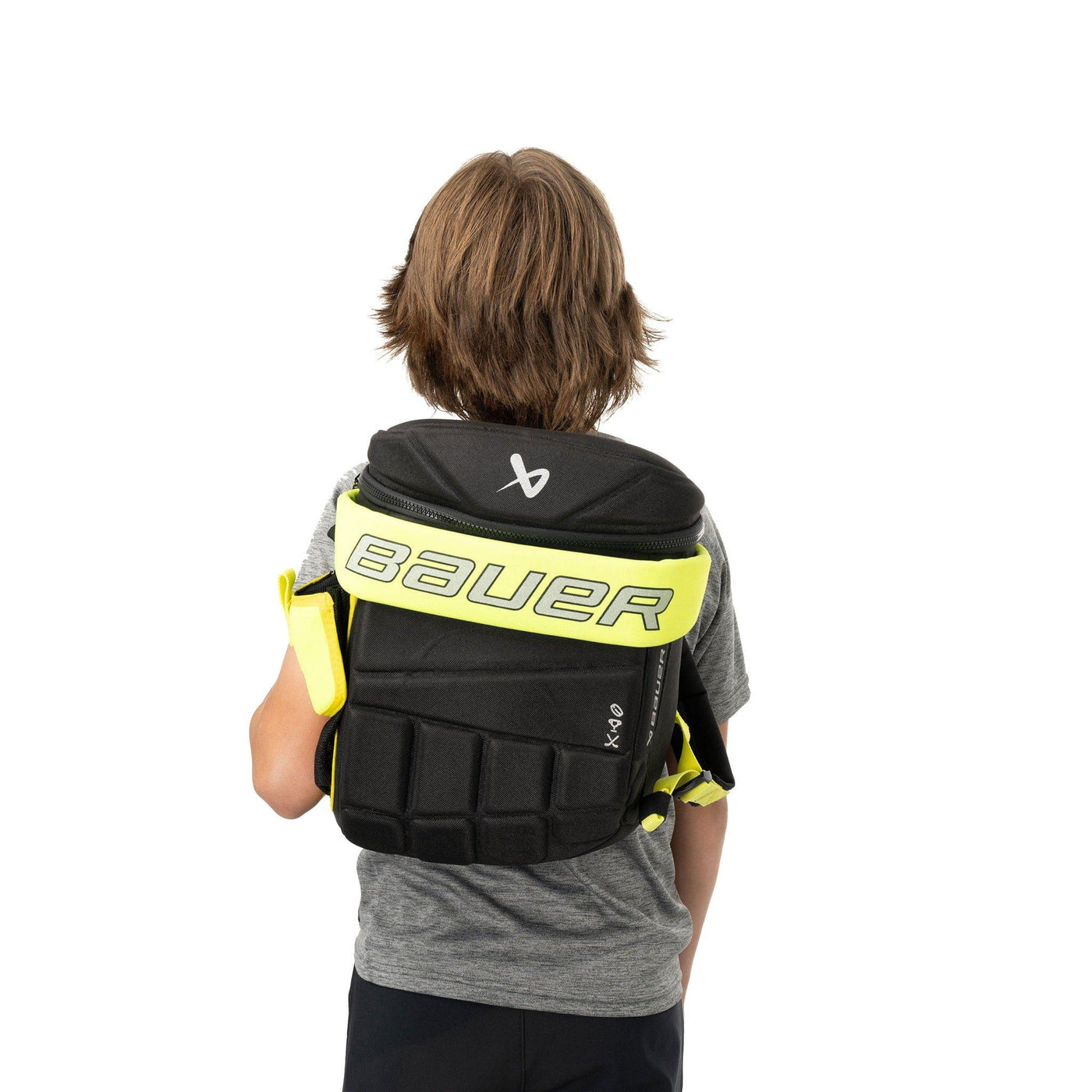 Bauer Glove Backpack Youth Bag - Black/Green | TheHockeyShop.com