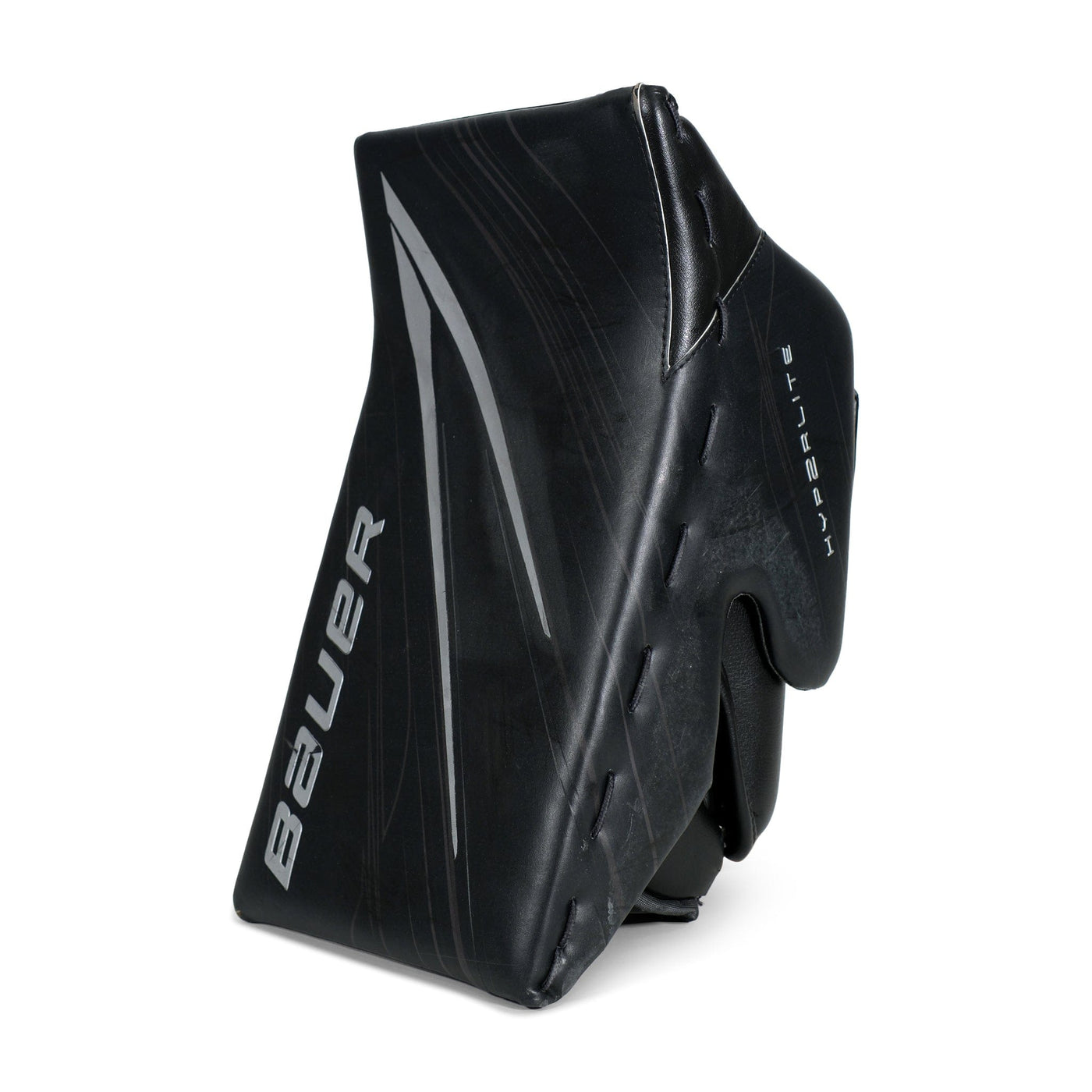 Bauer Vapor HyperLite2 Senior Goalie Blocker Black / Silver Regular - USED #5 - TheHockeyShop.com